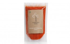 Conscious Food Kashmiri Red Chilli Powder Natural  Pack  100 grams